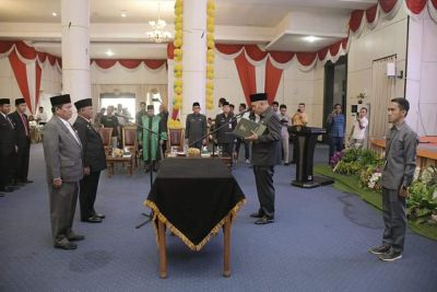 10 Pejabat Eselon II Dilingkungan Pemerintah Kampar Dilantik Pj Bupati Kampar