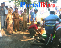 Siswa dan Guru SMAN 16 Pekanbaru,laksanakan Kurban Idul Adha 1437 H/2016 M