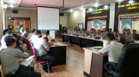 Kapolres Rohil Berikan Arahan Pada Bhabinkamtibmas