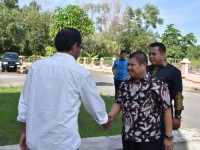 Bupati Bengkalis Silaturahmi Bersama Batin Sakai Ketua Majelis Suku Sakai Riau di Gedung LAMR Mandau