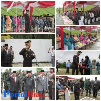Bupati Pelalawan HM Harris Pimpin Upacara Memperingati Hari Pahlawan
