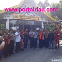 Ormas PP Dan IPK Bathin Solapan buat perdamaian  di Polsek mandau