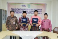 Pemkab Rohul Teken MoU Implementasi Aplikasi SIMDA Integrated Dengan BPKP Perwakilan Riau