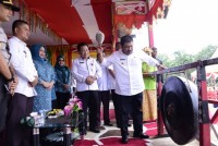 Bupati Bengkalis Amril Mukminin,Buka Pencanangan BBGRM Ke-16 Tingkat Kabupaten Bengkalis