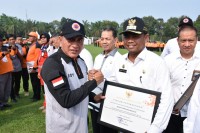 Wabup Sergai Hadiri Acara Jambore Daerah Kesiap siagaan Bencana Tingkat Provinsi Sumut