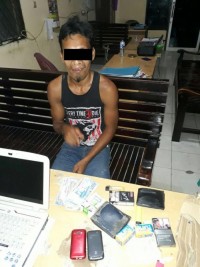 Polsek Tapung Kampar, Amankan Salahsatu Pelaku Judi Qiu-Qiu di Desa Tanjung Sawit