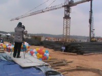 Foto Peletakan Batu Pertama Pembangunan Komplek Perkantoran Pemko Pekanbaru