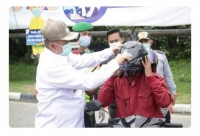 Launching Siak Menuju New Normal, Bupati Alfedri Himbau Tetap Perhatikan Protokol Kesehatan