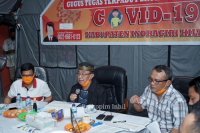 Bupati Inhil Kawal Proses Validasi Data Calon Penerima Bantuan Sosial Covid-19