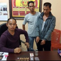 POLSEK SIAK HULU CIDUK BANDAR SHABU-SHABU DI DESA PANGKALAN SERIK