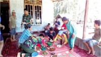 Humanis, Dandim 0302 Inhu Pantau Langsung TMMD