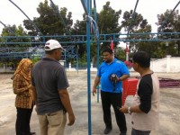 Camat Mandau Tinjau Persiapan MTQ Kabupaten