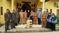 Dampak Kabut Asap,Chevron Bersama Pemdes Petani Dan Buluh Manis Bagikan Masker N95 Gratis 