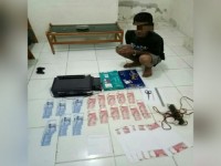 Lakukan Pemalsuan Uang, warga Simpang Karet KM 14 Desa Boncah harus merasakan sel BKO Polres Bengkal
