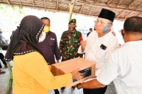 Bupati Sergai Hadiri Acara  Pembagian Bantuan Lauk Pauk Siap Saji (BALASA) 