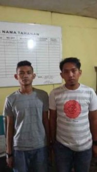Polsek Bangkinang Barat Amankan 2 Pelaku Narkoba Usai Tabrak Lari 