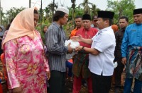 Bupati Bengkalis Kunjungi Lokasi Kebakaran
