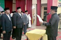 Bupati Wardan Lantik Pimpinan Baznas Dan LPTQ Masa Kerja 2017 - 2022