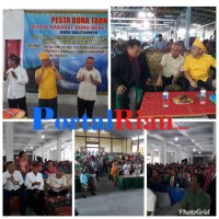 Gubri Hadiri Pesta Bona Taon Marga Suku Batak Di Duri