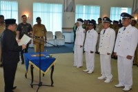 Bupati Amril Lantik 4 Penjabat Kepala Desa