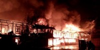 Kebakaran di kota Siak Lantakkan Puluhan Ruko 