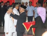 Bupati dan Wabup Siak Dilantik Gubri