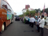 44 Kafilah Rohil Dilepaskan Ke Pekanbaru, Peserta Yang Berprestasi Akan Diberikan Bonus Umroh