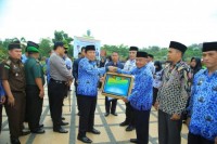 Peringatan Hardiknas Tahun 2019, Pemkab Rohul Komit Tingkatkan Kualitas Pendidikan