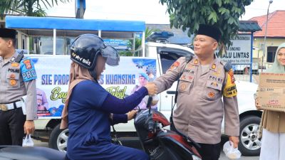 Kapolres Kuansing,KASI PROPAM POLRES KUANSING AKP SONY J RITONGA, SH  Gaspul sapa masyarakat