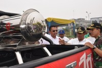Pj Bupati Bengkalis Sambut Kedatangan Tim Ekspedisi Kapsul 2085