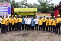 Bupati Bengkalis Berikan Apresiasi Kepada Desa Tanjung Belit Tuan Rumah Pencanangan BBGRM Ke-16 