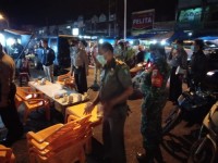 Antisipasi Penyebaran Covid-19 Polsek Mandau  Giat Gabungan Bersama Camat Dan Koramil 04