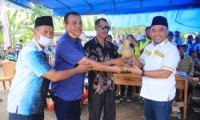 Bupati Labuhanbatu Saksikan Turnamen Permainan Tradisional Gasing