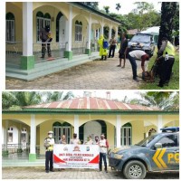Masih Dalam Rangka Hari Bhayangkara ke 74, Polsek Pinggir Goro Di Rumah Ibadah 