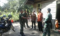 Babinsa Koramil 07/Kampar Laksanakan Patroli Karlahut  Bersama Masyarakat Peduli Api