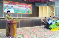 Bupati Inhil Resmi Buka Sosialisasi Pengelolaan Keuangan Desa, TP4D Serta MoU Bidang Datun