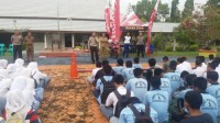Operasi Simpatik, Sat Lantas Kampar Gelar Safety Riding di SMKN 1 Bangkinang.