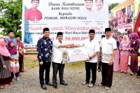 BAZNAS Inhu Salurkan Zakat Konsumtif Senilai Ratusan Juta
