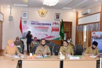 Pemkab Bengkalis Ikuti Rapat Virtual Terkait Pelaksanaan Pilkada Serentak 2020