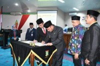 APBD Kampar 2020 Dipatok 2.569 T, Dprd Dan Bupati Kampar Tanda Tangani KUA PPAS APBD TA 2020