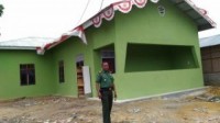 Pembangunan Pos Babinsa dan Mess Anggota di Tambusai Utara Penunjang Tugas TNI Dalam Melayani Rakyat