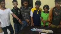 Lagi 6 Tersangka Judi Qiu-qiu di amankan Polsek Perhentian Raja