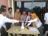 POLRES KAMPAR MUSNAHKAN BARANG BUKTI NARKOBA BERUPA 27 GRAM SHABU-SHABU