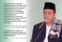 Ketua MUI Bengkalis Ajak Semua Pihak Kurangi Postingan Covid- 19 Yang tak Bermanfaat Di Medsos