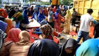 Pasar Murah Partai Demokrat di Rohul Diserbu Warga