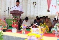 Bupati Inhil Hadiri Gerakan 1000 Telur XIII di Kecamatan Tanah Merah