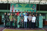 Yonif 132/BS Menggelar Apel Danru Dan Danton Serta Sosialisasi Bahaya Narkoba Kepada Ibu Persit 