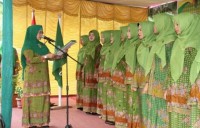 Ketua PC Muslimat NU Inhil Lantik Pengurus PAC dan Ranting se Kecamatan Pelangiran