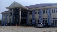 Pelaksanaan Pembangunan Gedung Pengadilan Negeri Rohul Sudah 41 Persen