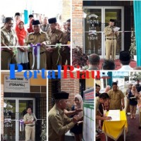 Bupati Pelalawan HM Harris Meresmikan Sekretariat FORAPEL Di Publik Taman Kreatif 